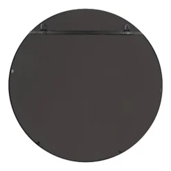 19" Diameter Kei Modern Round Accent Mirror With Shelf Black - Kate & Laurel All Things Decor -Home Decoration Sale GUEST 754ff154 1d00 4b37 a6a6 87acf4d2ac02