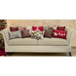 11.5"x18.5" 'Let It Snow' Lumbar Throw Pillow - Pillow Perfect