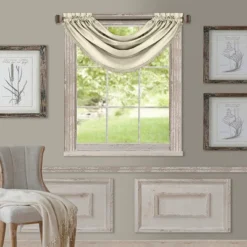 All Seasons Single Waterfall Window Valance - 52" X 36" - Elrene Home Fashions -Home Decoration Sale GUEST 76f39b77 dede 46ee afb7 623df7dfcca8