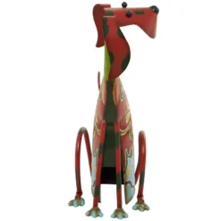 Metal Eclectic Dog Garden Sculpture - Olivia & May -Home Decoration Sale GUEST 776bbc57 5145 4b9d 883e 0430767987c8