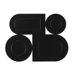 21" X 28" Bamboo Geometric Shapes Wall Decor With Slatted Wood Design Brown - The Novogratz -Home Decoration Sale GUEST 77cd924c 80e3 4bc8 8908 58da8c61e0a8