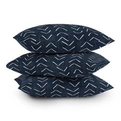 Becky Bailey Mud Cloth Big Arrows Square Throw Pillow Navy Blue - Deny Designs 3 Becky Bailey Mud Cloth Big Arrows Square Throw Pillow Navy Blue - Deny Designs - Image 3