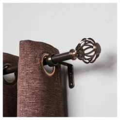 Loft By Umbra Cagio Curtain Rod - Oil Rubbed Bronze