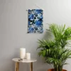 Marta Barragan Camarasa Indigo Floral Wall Hanging Portrait Blue - Deny Designs