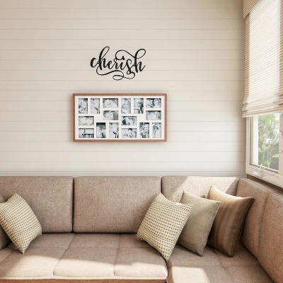 Metal Cutout- Cherish Decorative Wall Sign-3D Word Art Home Accent Decor-Perfect For Modern Rustic Or Vintage Farmhouse Style By Hastings Home 6 Metal Cutout- Cherish Decorative Wall Sign-3D Word Art Home Accent Decor-Perfect For Modern Rustic Or Vintage Farmhouse Style By Hastings Home - Image 6