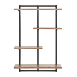 34.5" X 23.6" Rhodes 4 Tier Modern Floating Windowsill Wall Shelf Unit - Danya B. -Home Decoration Sale GUEST 7fa4ad96 d06c 466a ada7 a7811b5f6b1a
