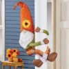 Collections Etc Fall Gnome Wrap-Around Porch Hugger Decoration 10 X 6 X 32
