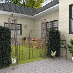 17" X 10" Eclectic Metal Birds Garden Sculpture - Olivia & May -Home Decoration Sale GUEST 82aa779b 39b5 40eb 8ad9 fe3549c98e72