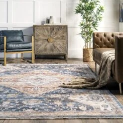 NuLOOM Addison Transitional Faded Medallion Fringe Area Rug -Home Decoration Sale GUEST 82db0147 abdf 4c08 b841 9ca8f2496cd5