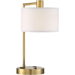 360 Lighting Colby Antique Gold Desk Lamps With Outlet And USB Port Set Of 2 -Home Decoration Sale GUEST 83eead5f c672 4f39 a9f0 08015d1acf5e