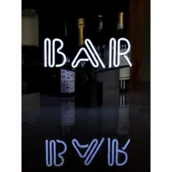 Amped Co Neon Desk Light With Real Neon, Bar Text, Classic -Home Decoration Sale GUEST 85aa989a b13a 479e 884a 733684e4526a