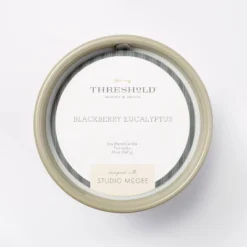 20oz Ceramic Blackberry Eucalyptus Candle Green - Threshold™ Designed With Studio McGee -Home Decoration Sale GUEST 870ce181 98d9 4be6 a455 6aadadca64e1