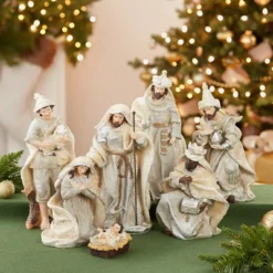 Kurt Adler 3-11.25" Resin Nativity Table Piece Set, 7 Piece Set -Home Decoration Sale GUEST 885bf702 129c 44a9 bda7 e53f4954942e