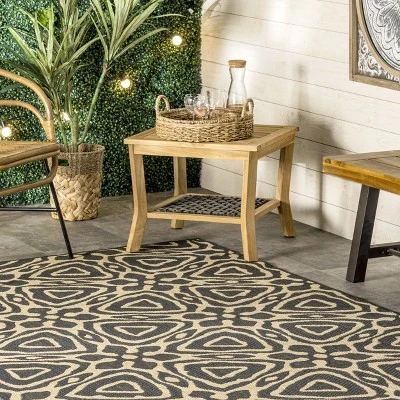 NuLOOM Dakota Geometric Indoor And Outdoor Area Rug 8 NuLOOM Dakota Geometric Indoor And Outdoor Area Rug - Image 8