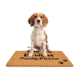 BirdRock Home Friendly Pooch Coir Front Door & Entry Doormat - 18" X 30" -Home Decoration Sale GUEST 898fb684 f0f5 472b aa13 674054da5ea5