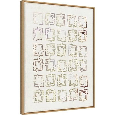22" X 30" Dreamy Geo III By Aimee Wilson Framed Canvas Wall Art Light Brown - Amanti Art 1 22" X 30" Dreamy Geo III By Aimee Wilson Framed Canvas Wall Art Light Brown - Amanti Art