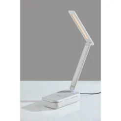 UV-C Sanitizing Table Lamp With Wireless Charging And Smart Switch White (Includes LED Light Bulb) - Adesso -Home Decoration Sale GUEST 89d58e01 63d8 453f b13a f0eb39a1be49