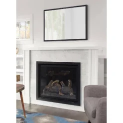 24" X 36" Evans Rectangle Wall Mirror Black - Kate & Laurel All Things Decor -Home Decoration Sale GUEST 8c09e206 2bf9 4981 8fb7 bc3ae4ce8452