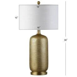 30" Sophia Resin Table Lamp (Includes LED Light Bulb) Gold - JONATHAN Y -Home Decoration Sale GUEST 8dcef9b5 5fa5 4925 a724 0023202ae4e1