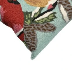 18"x18" Front Porch Square Throw Pillow Blue - Liora Manne -Home Decoration Sale GUEST 8eefd1dc a484 4fdc 8ab6 5c415810c1b5