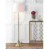 63" Metal Amelia Floor Lamp Brass (Includes LED Light Bulb) - Jonathan Y