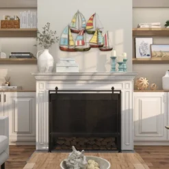 Coastal Metal Transportation Wall Decor Multi Colored - Olivia & May -Home Decoration Sale GUEST 8f3564b0 085c 4fac aa2f cc9971985259