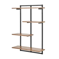 34.5" X 23.6" Rhodes 4 Tier Modern Floating Windowsill Wall Shelf Unit - Danya B. -Home Decoration Sale GUEST 91856e47 1cf8 460d 9651 88e4ff2c4801