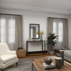 36" X 36" Contemporary Wood Rectangle Wall Mirror Black - Olivia & May -Home Decoration Sale GUEST 91da4f56 d67c 42d0 bac1 d1819fe9a237