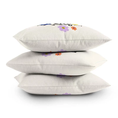 16"x16" Rhianna Marie Chan Bloom Where You Are Planted Square Throw Pillow Beige - Deny Designs 3 16"x16" Rhianna Marie Chan Bloom Where You Are Planted Square Throw Pillow Beige - Deny Designs - Image 3