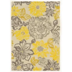 Trio Collection Rug Garden Party Gray - Linon -Home Decoration Sale GUEST 92e91dff cc12 47b6 a94e 44089156f41e