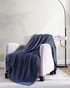 Kate Aurora University Living® Ultra Soft & Plush Oversized "The Scholar" Cable Knit Cotton Accent Throw Blanket 11 Kate Aurora University Living® Ultra Soft & Plush Oversized "The Scholar" Cable Knit Cotton Accent Throw Blanket -Home Decoration Sale GUEST 9327f4f4 1fc9 486e a958 a65dbe5a7601