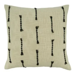 Saro Lifestyle Poly Filled Throw Pillow With Frayed Stitch Line Design -Home Decoration Sale GUEST 96021d87 f0c1 4766 a9aa c24200d57aaf