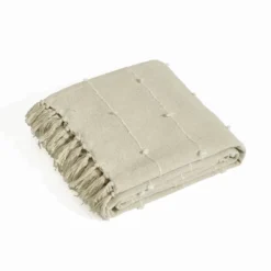 50"x60" Boho Tufted Cotton Woven Tassel Throw Blanket With Fringes - Lush Décor -Home Decoration Sale GUEST 96b5befc c3bb 4460 af0d 470c14304456