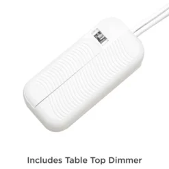 360 Lighting Camile Modern Table Lamps 25" High Set Of 2 Brushed Nickel With Table Top Dimmers USB Charging Port Off White Drum Shade For Office Desk -Home Decoration Sale GUEST 9788a20e 45fd 4ffc 85d2 14976068c2fe