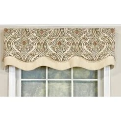 Diamond Damask Glory Window Valance 3in Rod Pocket Layered 50in X 16in By RLF Home 7 Diamond Damask Glory Window Valance 3in Rod Pocket Layered 50in X 16in By RLF Home -Home Decoration Sale GUEST 98578d71 2d40 45e9 b713 fdbfc0338b59