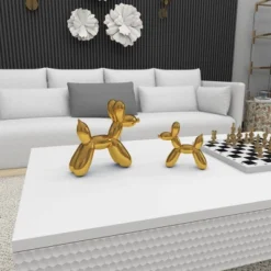 Set Of 2 Ceramic Balloon Dog Sculptures - Olivia & May 25 Set Of 2 Ceramic Balloon Dog Sculptures - Olivia & May -Home Decoration Sale GUEST 987c698a e39c 4deb a9db 4e97521d8916