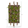 Nearly Natural 41-in X 19-in Mixed Succulent Artificial Living Wall