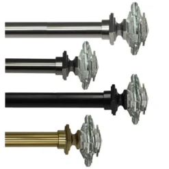 Linen Avenue Glass Square Single And Double Window Curtain Rod Set -Home Decoration Sale GUEST 998debde 01b8 4b1f b233 6bec68ac53c8