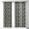 Iveta Abolina Helaine Night Single Panel Sheer Window Curtain - Deny Designs
