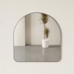 34" X 36" Hubba Arched Mirror Metallic Titanium - Umbra -Home Decoration Sale GUEST 9a040b57 96db 44fc b922 fbbd43ba285e