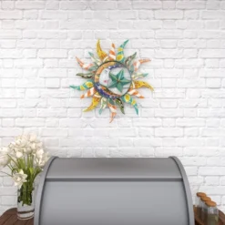 Metal Sun And Moon Indoor Outdoor Iron Wall Decor With Abstract Patterns - Olivia & May 22 Metal Sun And Moon Indoor Outdoor Iron Wall Decor With Abstract Patterns - Olivia & May -Home Decoration Sale GUEST 9a1d82a6 d02f 42d6 b718 5086b41f64e7