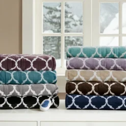 Electric Ogee Printed Oversized Throw 60x70" - Beautyrest -Home Decoration Sale GUEST 9a7f75e6 8036 4910 8fe2 8f07d2880791