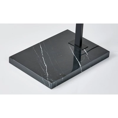 Sonic Arc Lamp With Smart Switch Black (Includes LED Light Bulb) - Adesso 6 Sonic Arc Lamp With Smart Switch Black (Includes LED Light Bulb) - Adesso - Image 6