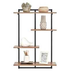 34.5" X 23.6" Rhodes 4 Tier Modern Floating Windowsill Wall Shelf Unit - Danya B. -Home Decoration Sale GUEST 9d46e6fe 41ec 4cb2 9d36 9bcdeb9f66a5