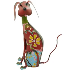Metal Eclectic Dog Garden Sculpture - Olivia & May -Home Decoration Sale GUEST 9e8f2739 ea87 49f9 a371 00a264578a22