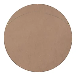 26" X 26" Travis Round Wood Accent Decorative Wall Mirror Bronze - Kate & Laurel All Things Decor -Home Decoration Sale GUEST 9fa98432 511d 4cdd 9870 c2b371c77c61