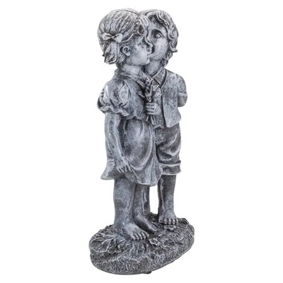 Northlight 12.5" Peck On The Cheek Outdoor Garden Statue 3 Northlight 12.5" Peck On The Cheek Outdoor Garden Statue - Image 3