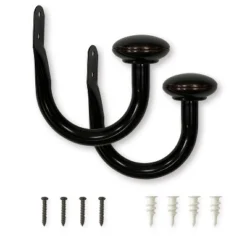 Set Of 2 (2.7"x6.5") Steel Curtain Holdbacks - Lumi Home Furnishings -Home Decoration Sale GUEST a0ea6208 8633 490f 8b6a 0278b0af8727