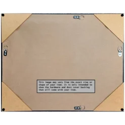 41" X 29" Non-Beveled Glam Linen Gray Wall Mirror - Amanti Art -Home Decoration Sale GUEST a4498f61 fece 4bbf a13c 325a90e5261c 7