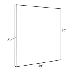 30" X 30" Sylvie I Feel Pretty Framed Canvas By Leah Nadeau Natural - Kate & Laurel All Things Decor -Home Decoration Sale GUEST a548719c 982f 49c9 997c 93343a90d26f